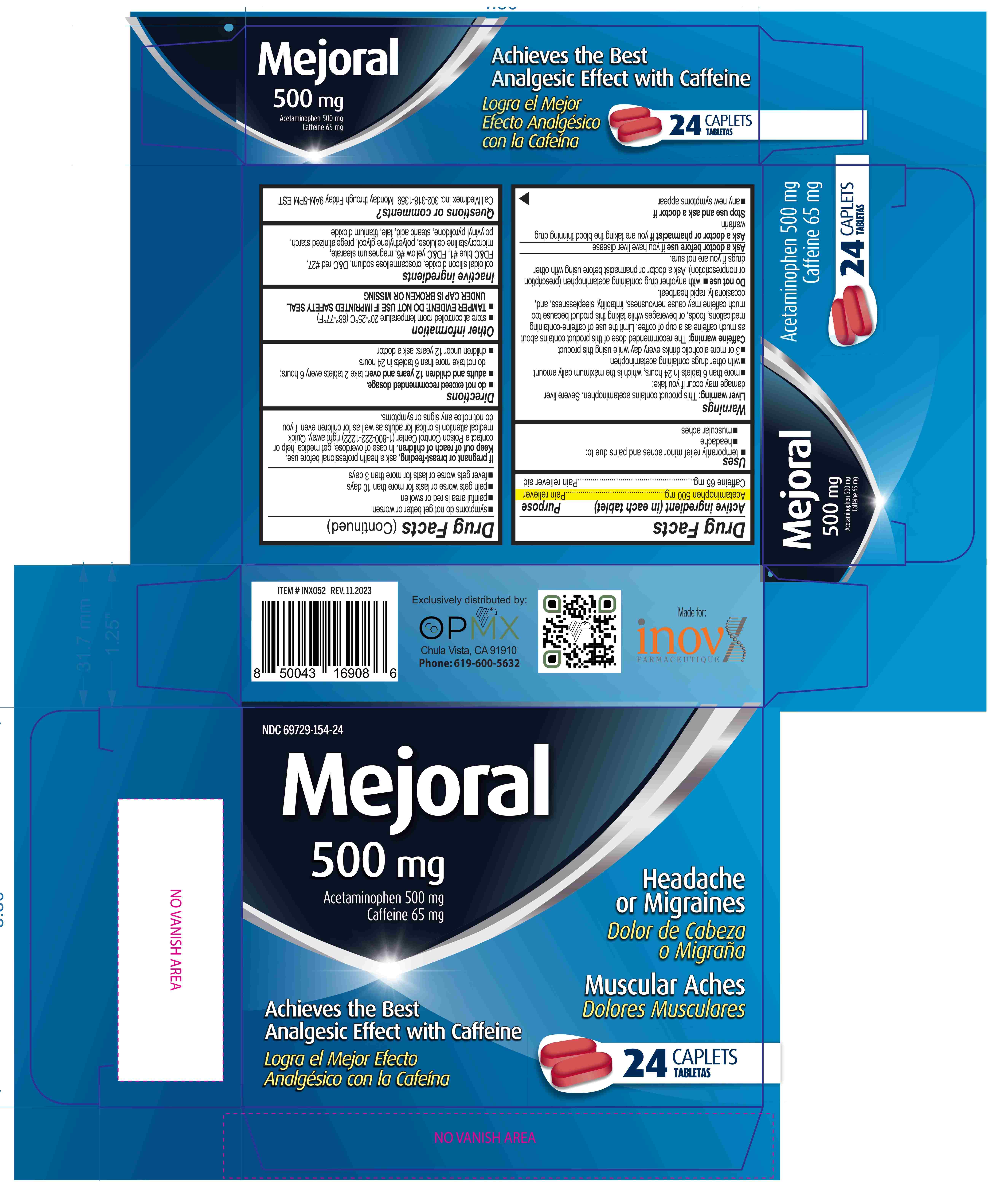 Pill image for Mejoral
