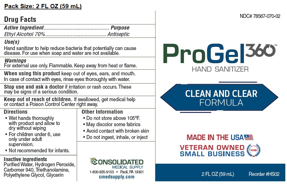 Pill image for Progel360 Hand Sanitizer