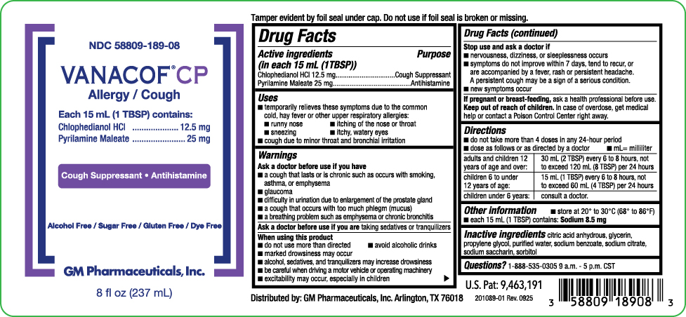 Pill image for vanacof cp allergy / cough