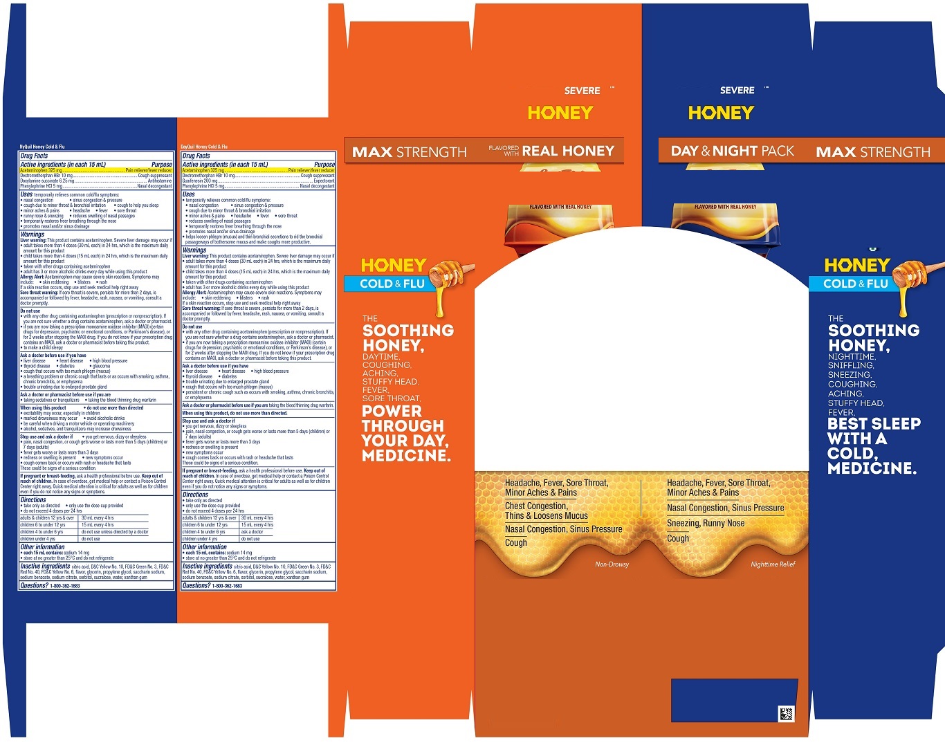 Pill image for 745l Target Daytime Severe Honey And Nighttime Severe Honey Cold & Flu Combo Pack (without Pe)