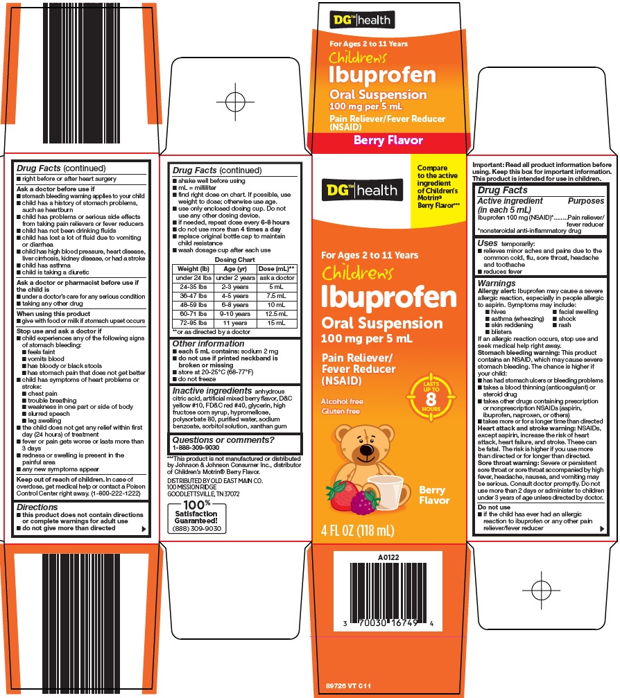 Pill image for Dolgencorp, Llc Ibuprofen Oral Suspension Drug Facts