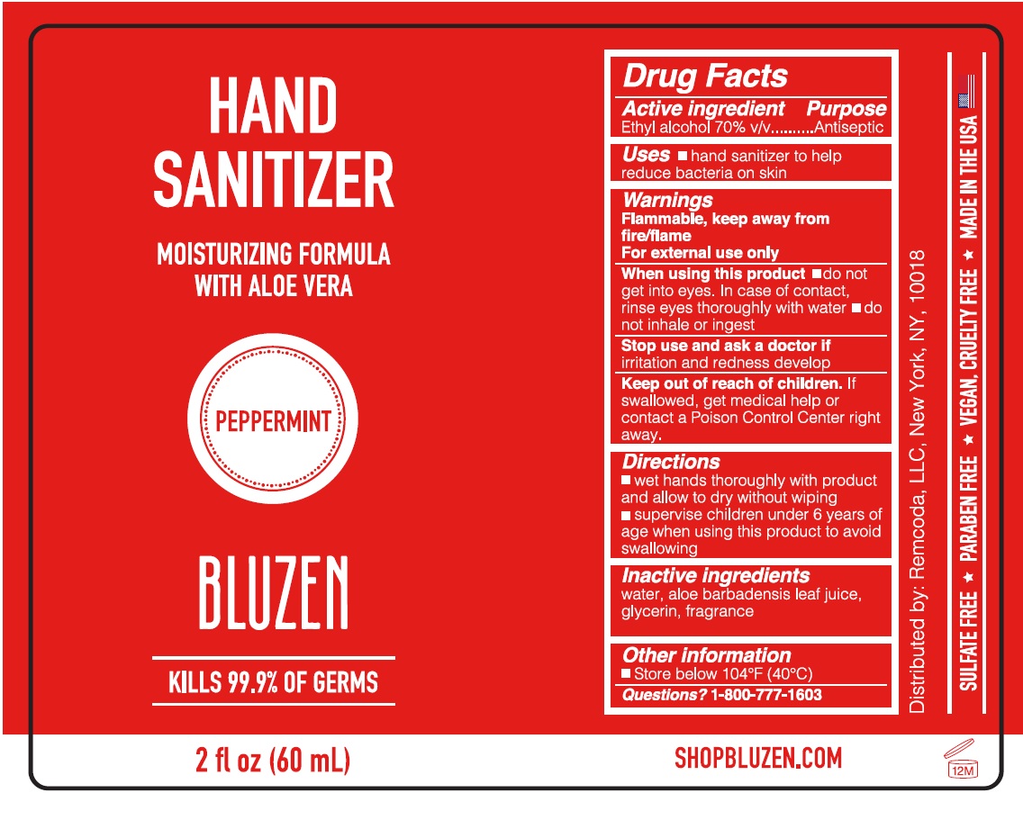 Pill image for Bluzen Hand Sanitizer-peppermint