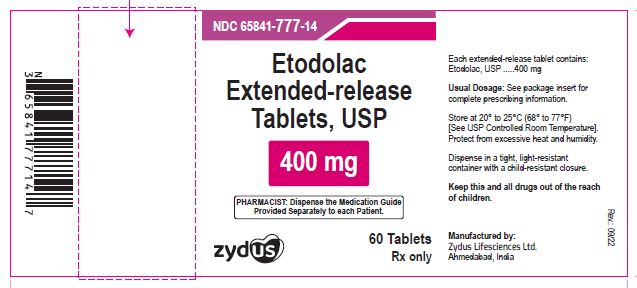 Pill image for Etodolac Extended-release Tablets, Usp