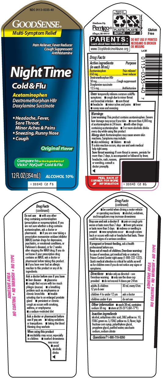 Pill image for Perrigo Night Time Drug Facts