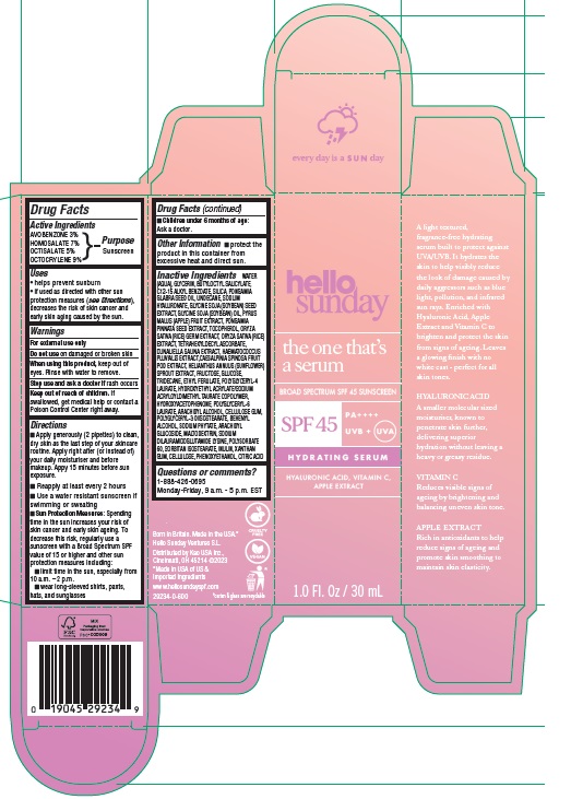 Pill image for Hello Sunday The One That's A Serum Hydrating Serum Spf 45