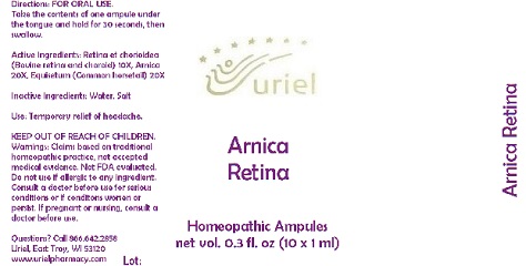 Pill image for Arnica Retina