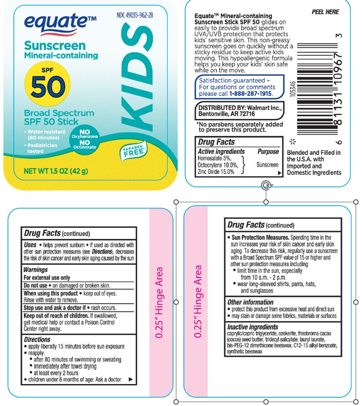 Pill image for Equate Sunscreen Mineral Based Kids Broad Spectrum Spf 50