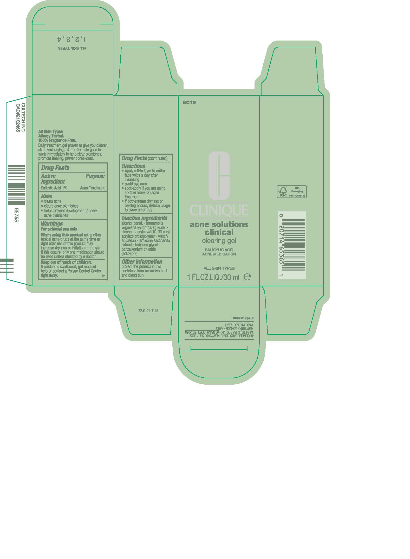 Pill image for Acne Solutions Clinical Clearing Gel