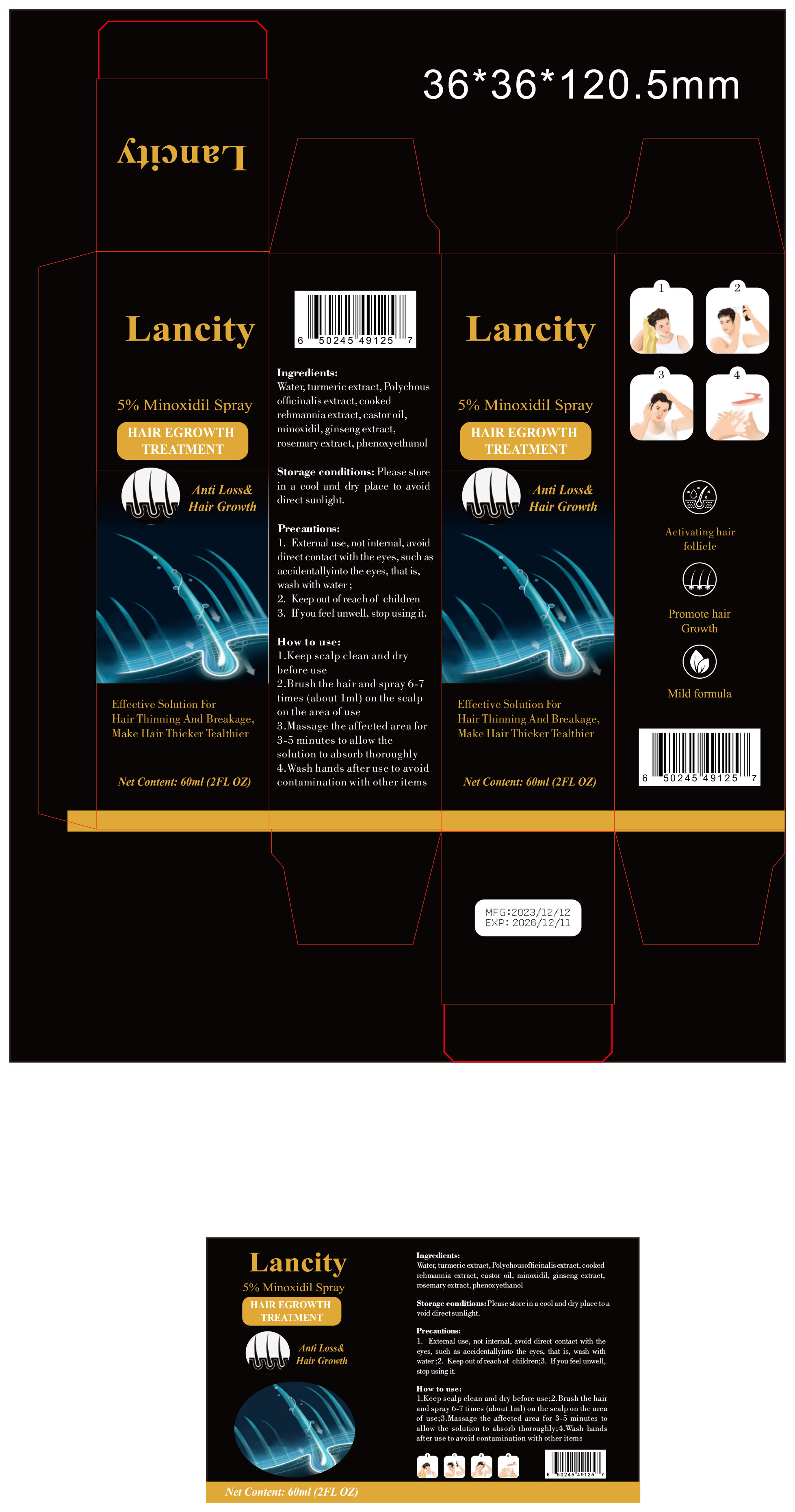 Pill image for 5% Minoxidil Spray