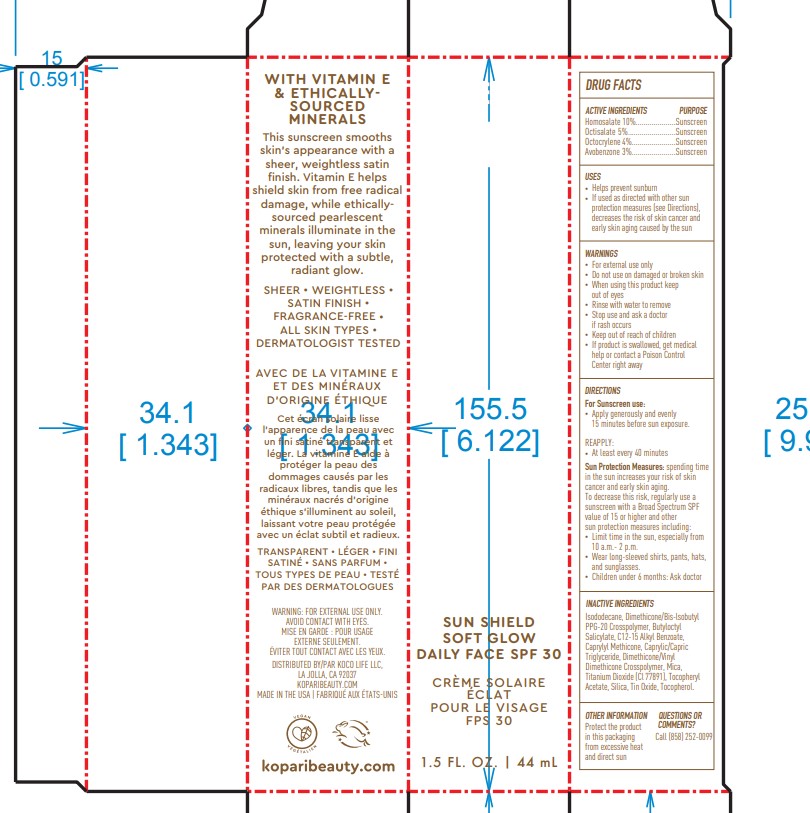 Pill image for Kopari Sun Shield Soft Glow Daily Face Spf30
