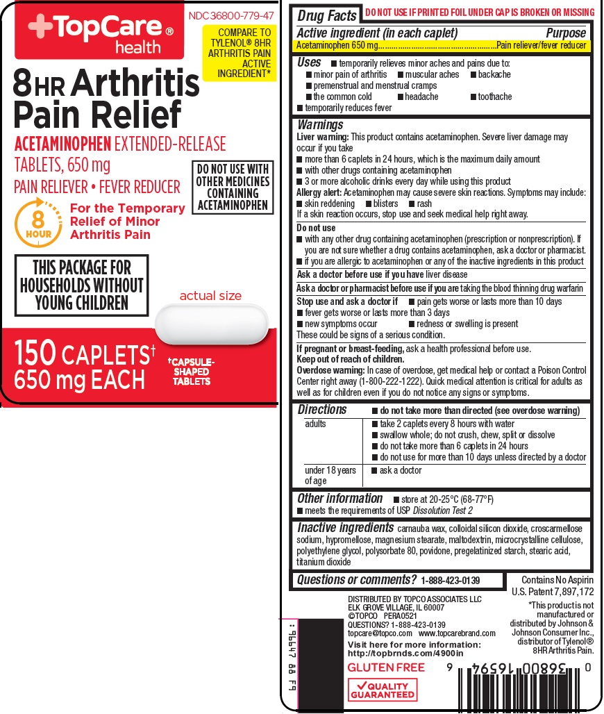 Pill image for Topco Associates Llc. 8 Hr Arthritis Pain Relief Drug Facts
