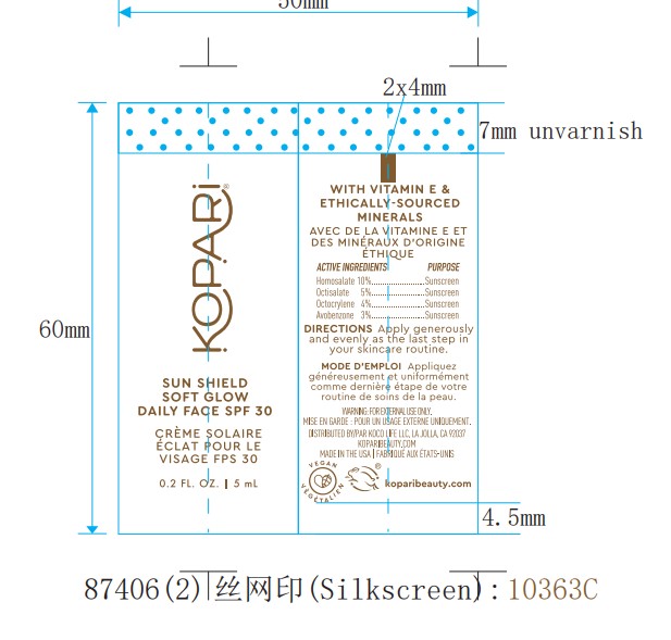 Pill image for Kopari Sun Shield Soft Glow Daily Face Spf30