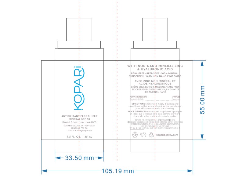 Pill image for Kopari Antioxidant Face Shield Mineral Spf 30