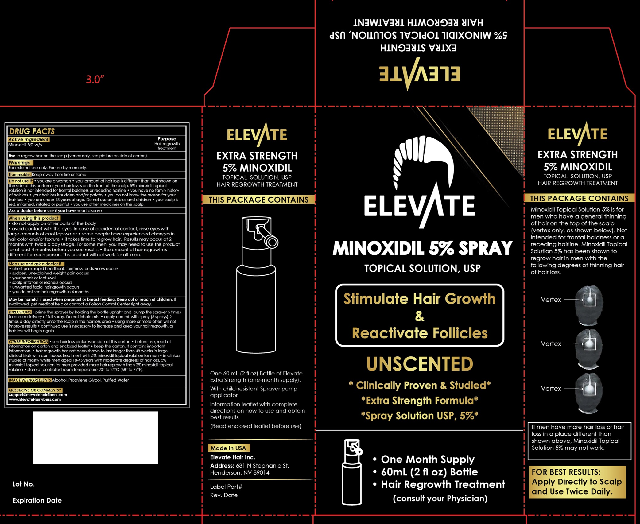 Pill image for Elevate Hair Regrowth Treatment 5% Spray