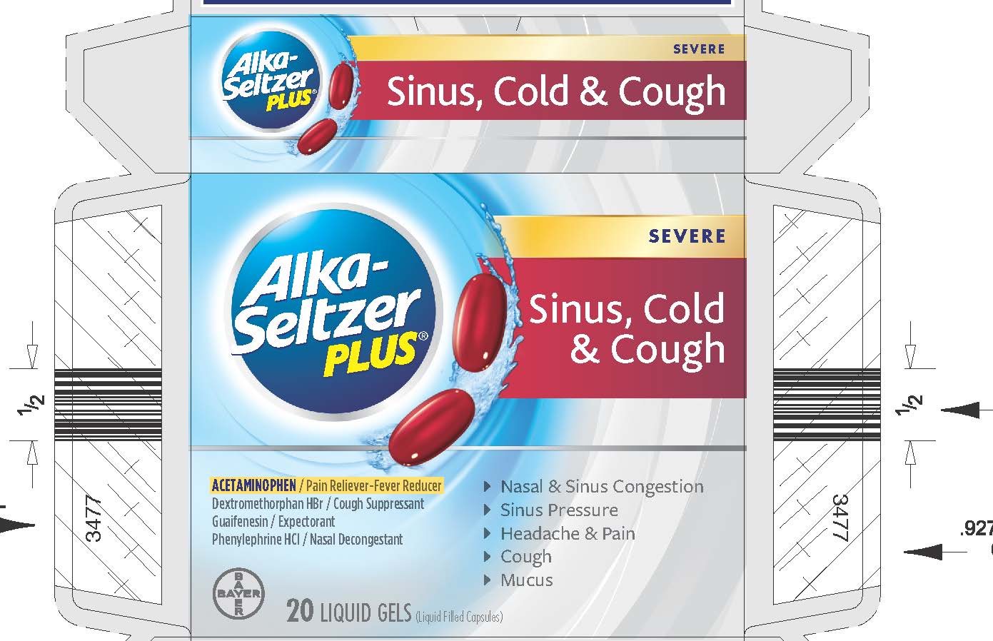 Pill image for Alka Seltzer Plus Severe Sinus Cold & Cough