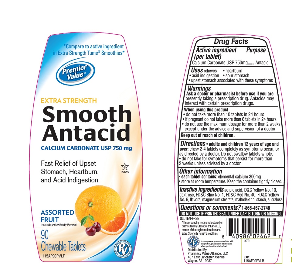 Pill image for Premier Value Extra Strength Smooth Antacid