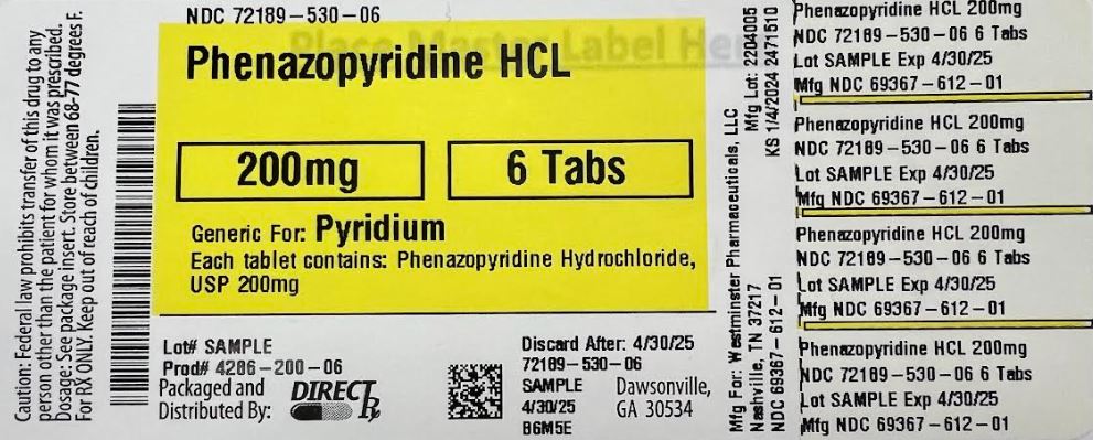 Pill image for Phenazopyridine Hcl
