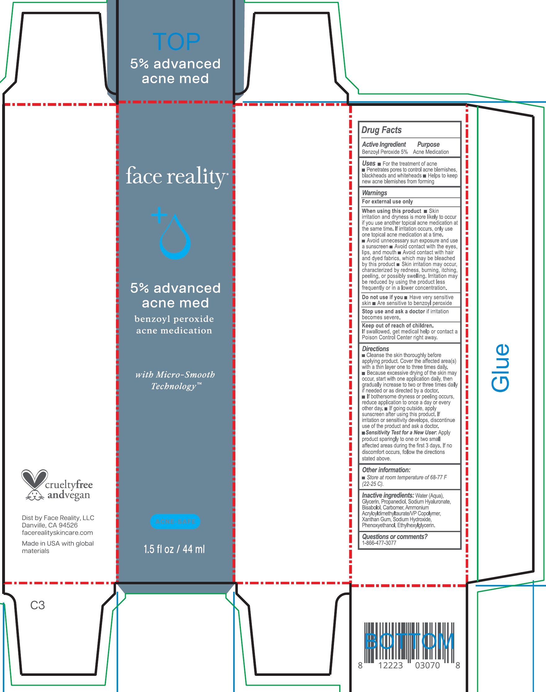 Pill image for Face Reality 5% Advanced Acne Med