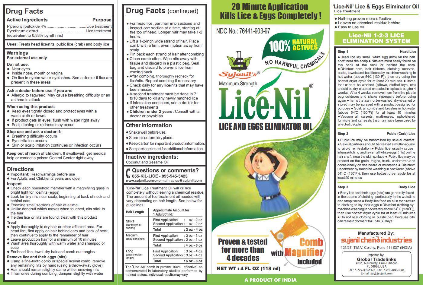 Pill image for Lice-nil Lice & Eggs Killer Oil