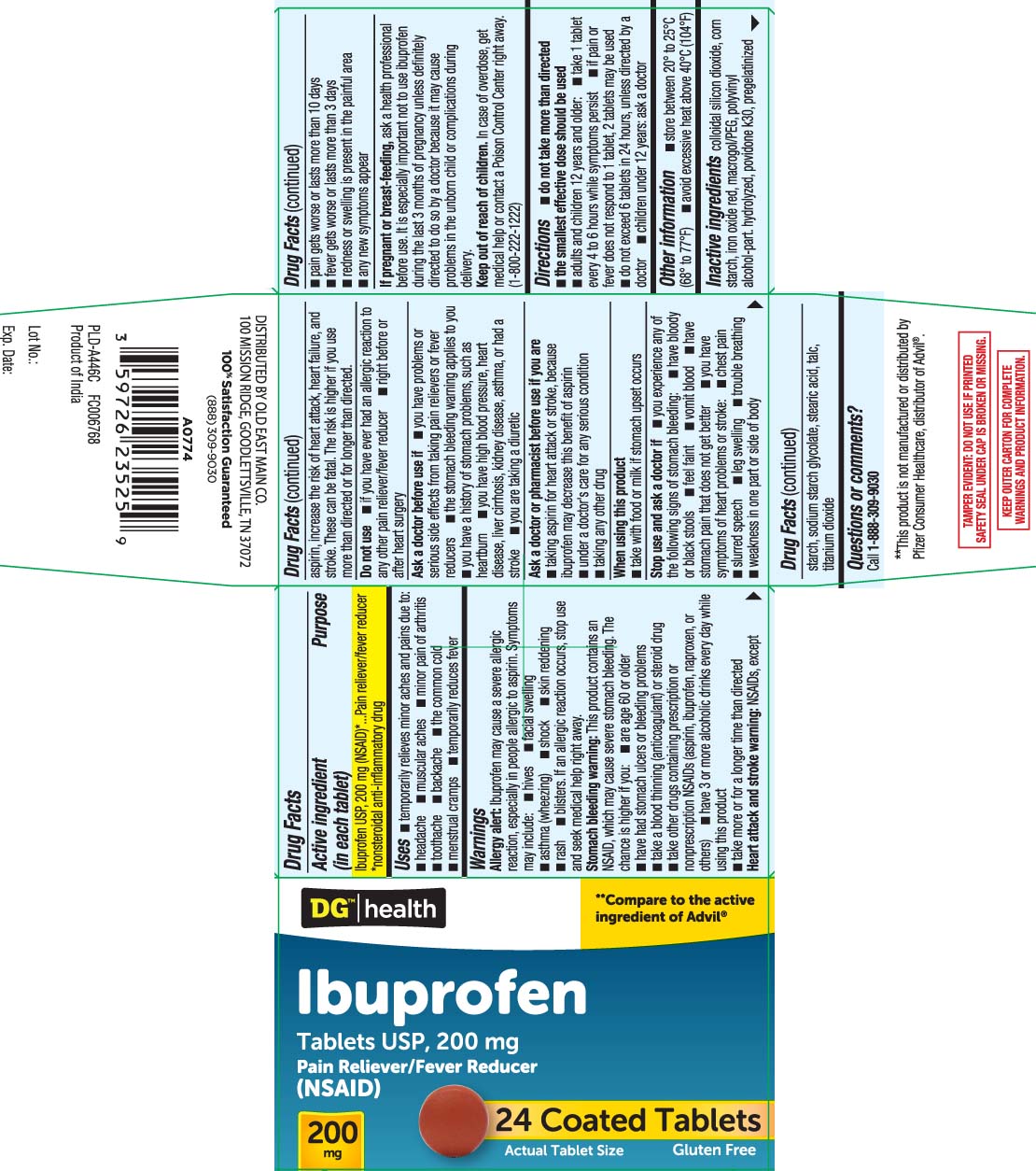 Pill image for Drug Facts