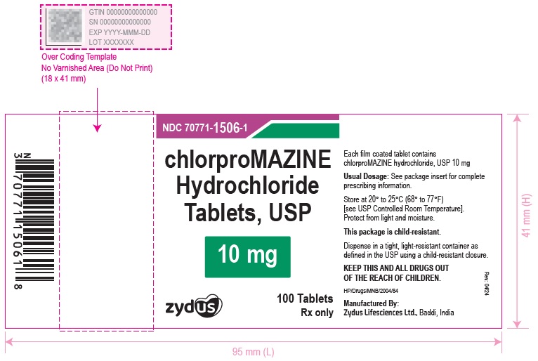 Pill image for Chlorpromazine Hydrochloride Tablets, Usp