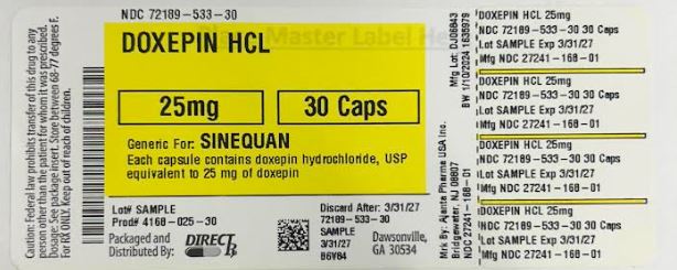 Pill image for Doxepin Hcl