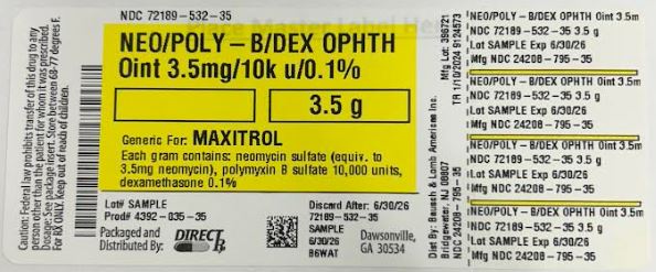Pill image for Neo/poly-b/dex Ophth Oint