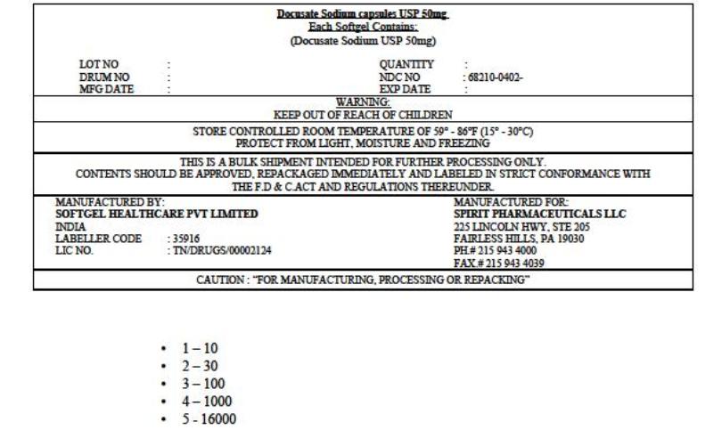 Pill image for Docusate Sodium Capsules Usp 50 Mg