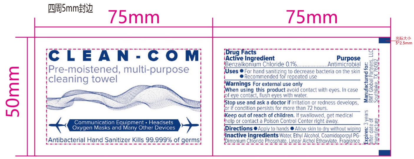 Pill image for Clean.com Pre-moistened, Multi-purpose Cleaning Towel