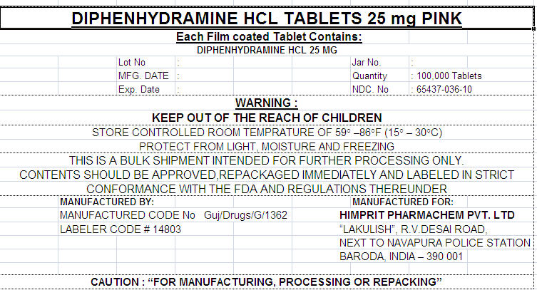 Pill image for Diphenhydramine Hcl Tablets 25 Mg Pink
