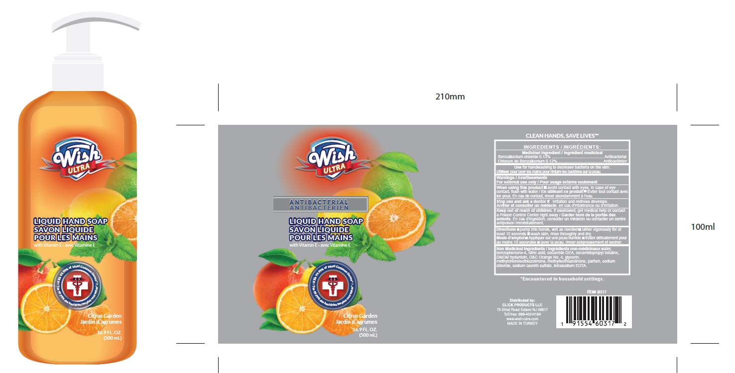 Pill image for Wish Ultra Antibacterial Liquid Hand Soap - Citrus Garden