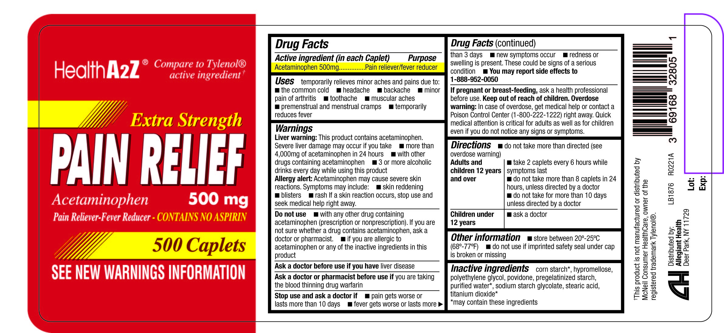 Pill image for 426_328_012 - Acetaminophen 500mg