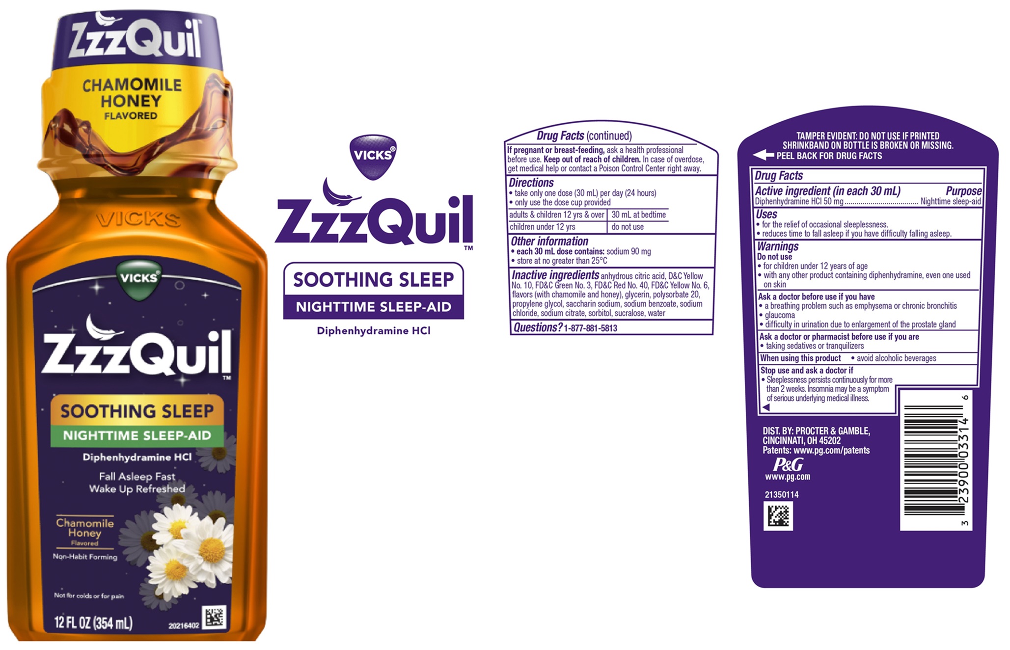 Pill image for Vicks Zzzquil™ Soothing Sleep Nighttime Sleep-aid