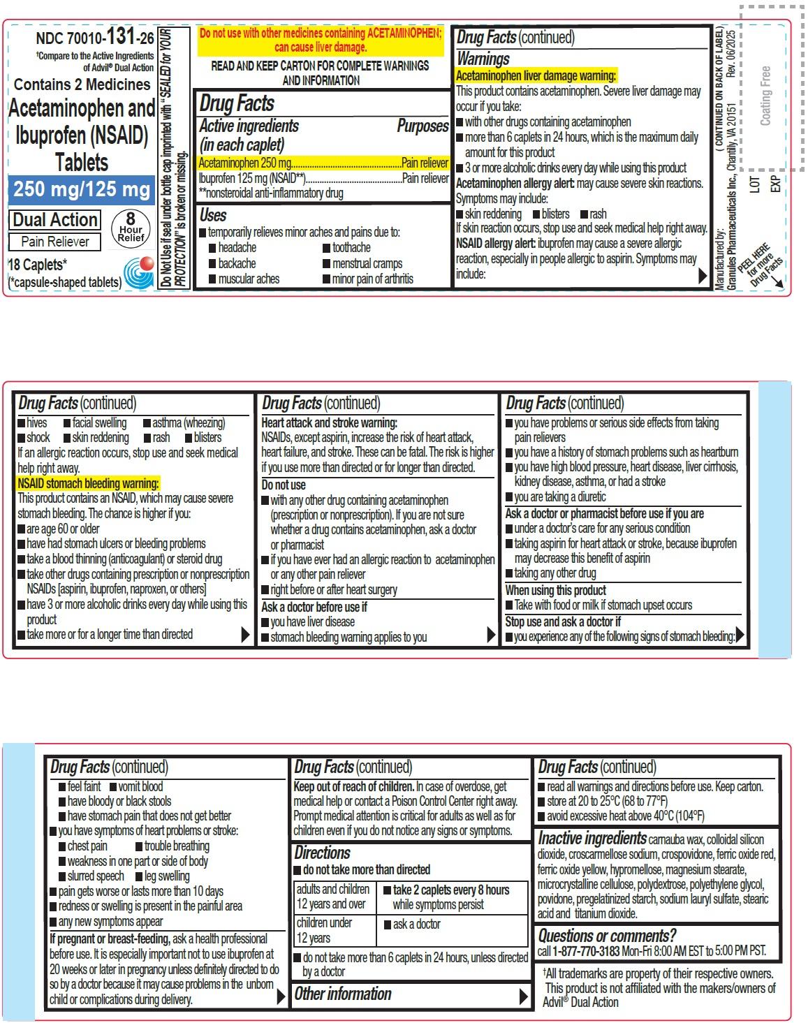 Pill image for Acetaminophen And Ibuprofen