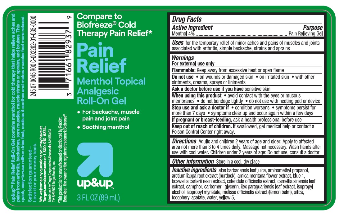 Pill image for Target Up And Up Pain Relief Menthol Topical Analgesic Roll-on Gel