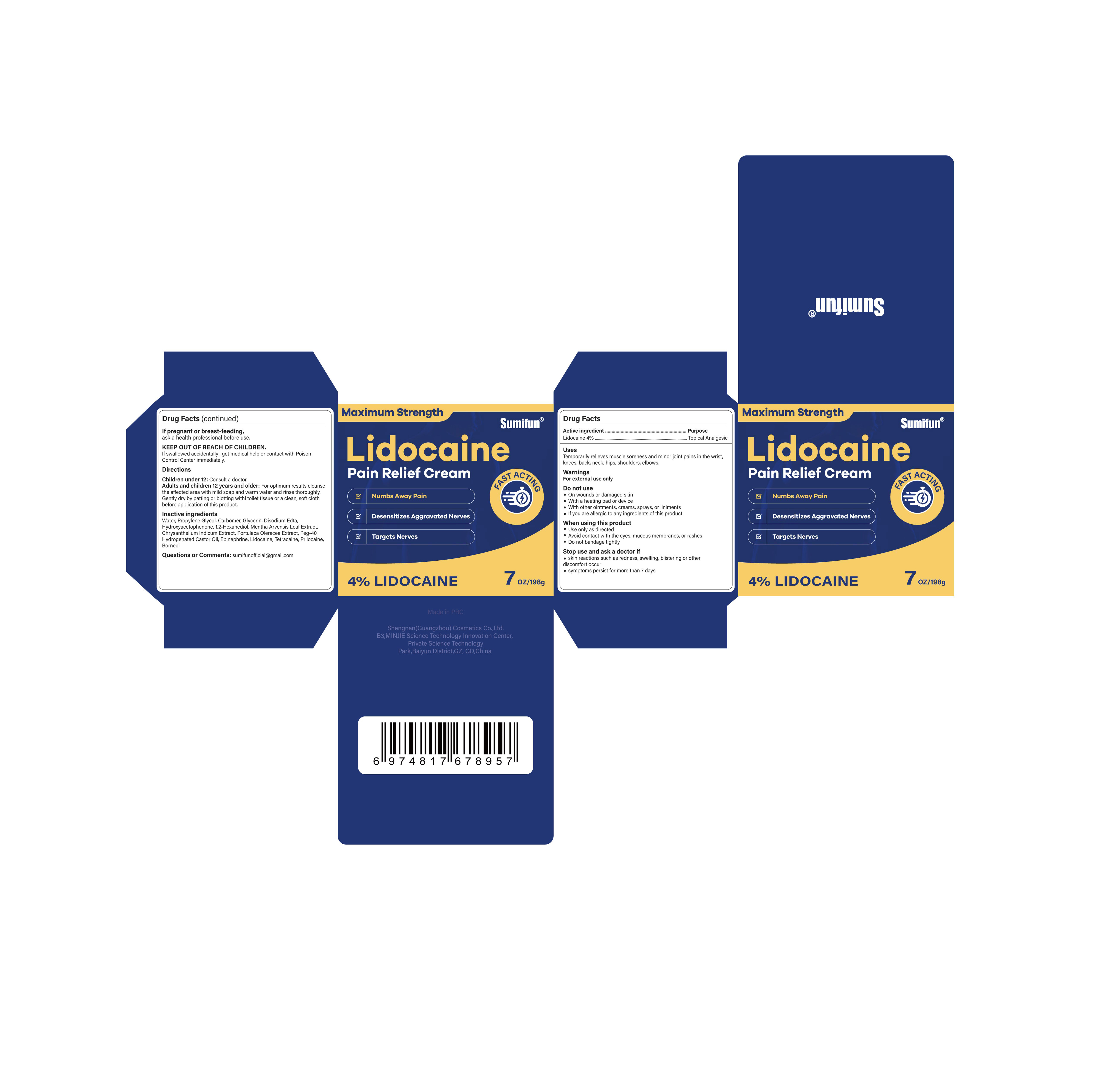 Pill image for Lidocaine Pain Relief Cream