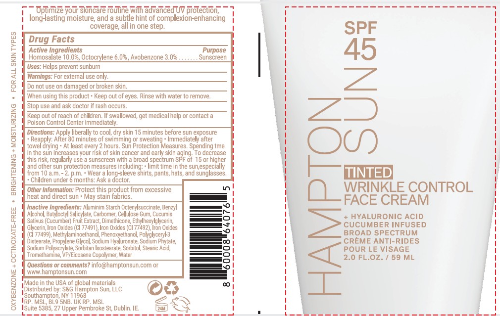 Pill image for Hampton Sun Sfp 45 Tinted Face Cream (is0460-hst)