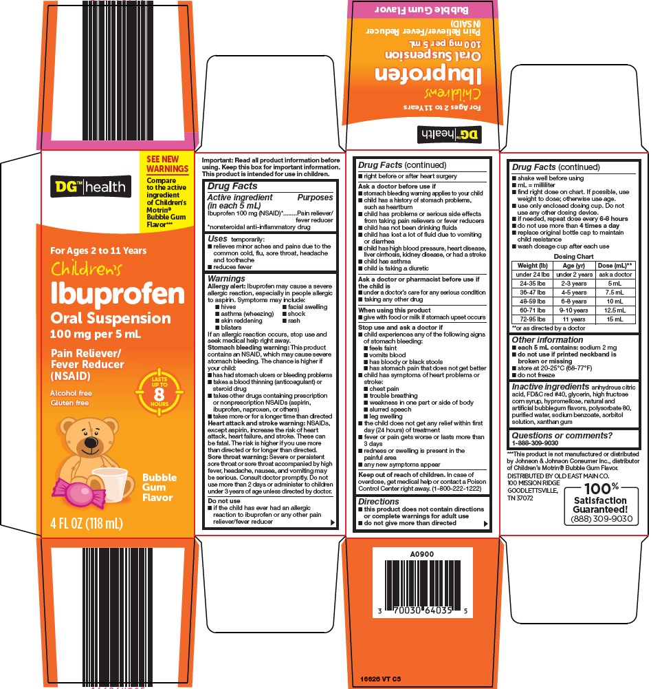 Pill image for Dolgencorp, Llc Children’s Ibuprofen Drug Facts