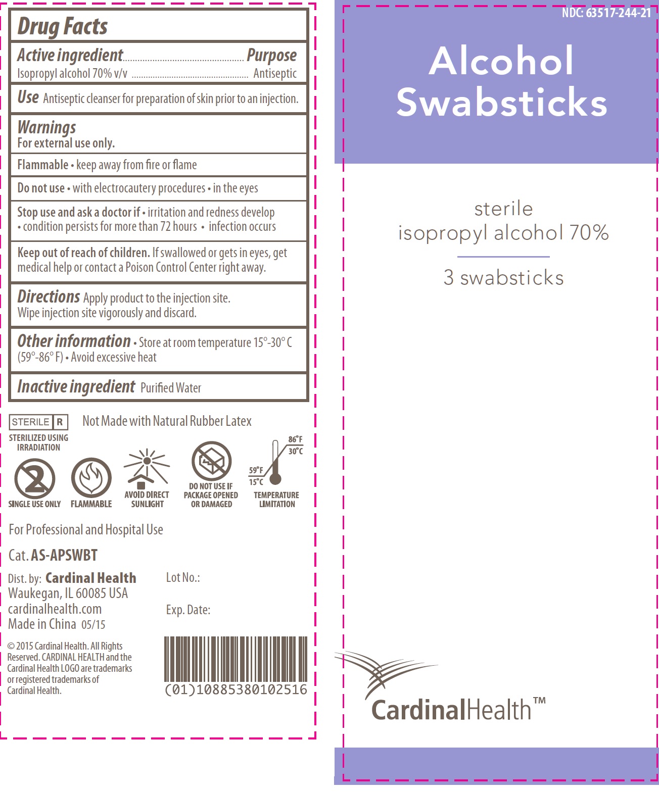 Pill image for Alcohol Swabsticks Sterile