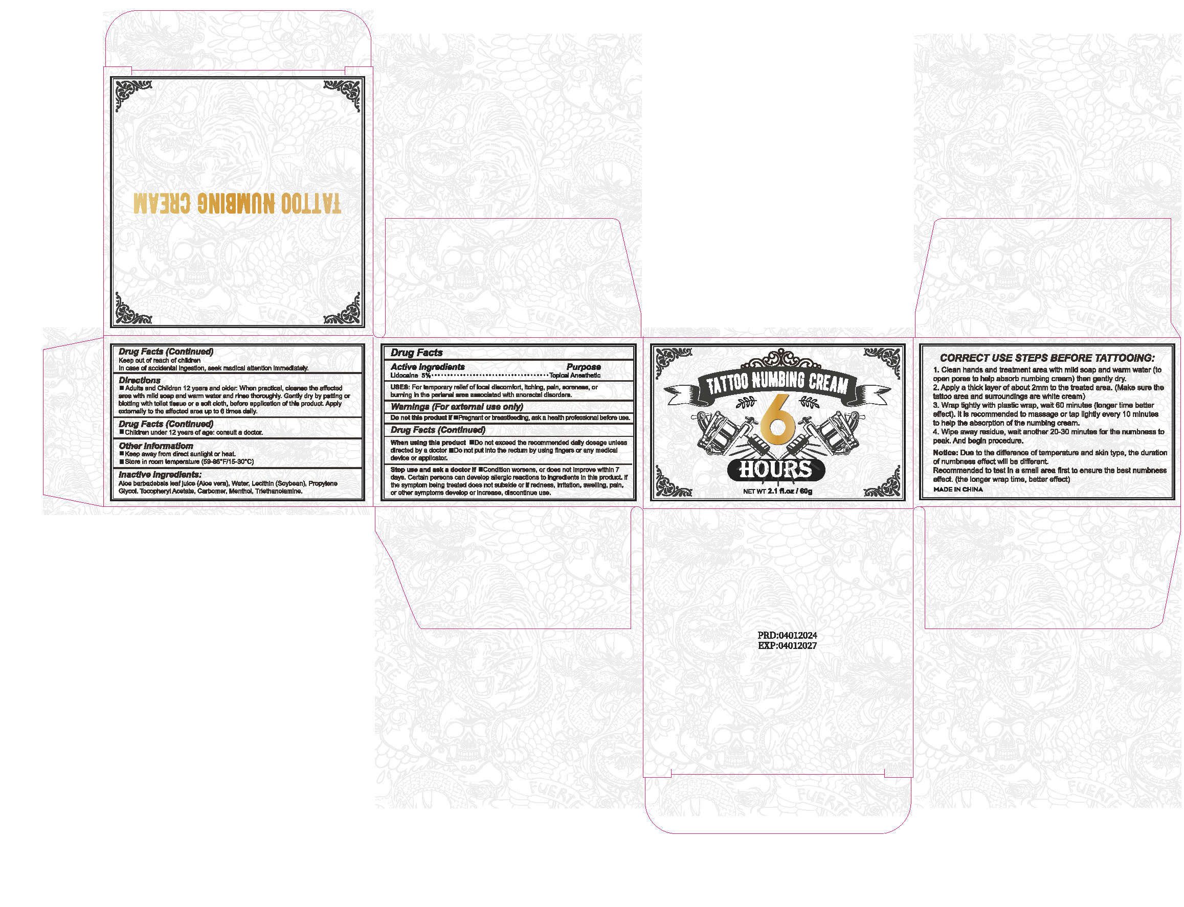 Pill image for Tattoo Numbing Cream