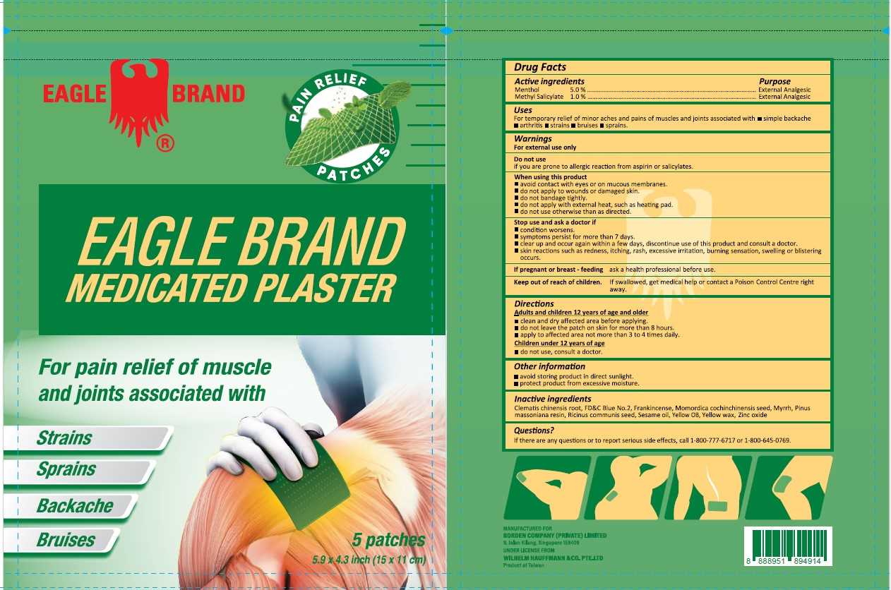 Pill image for Eagle Brand Medicated Plaster