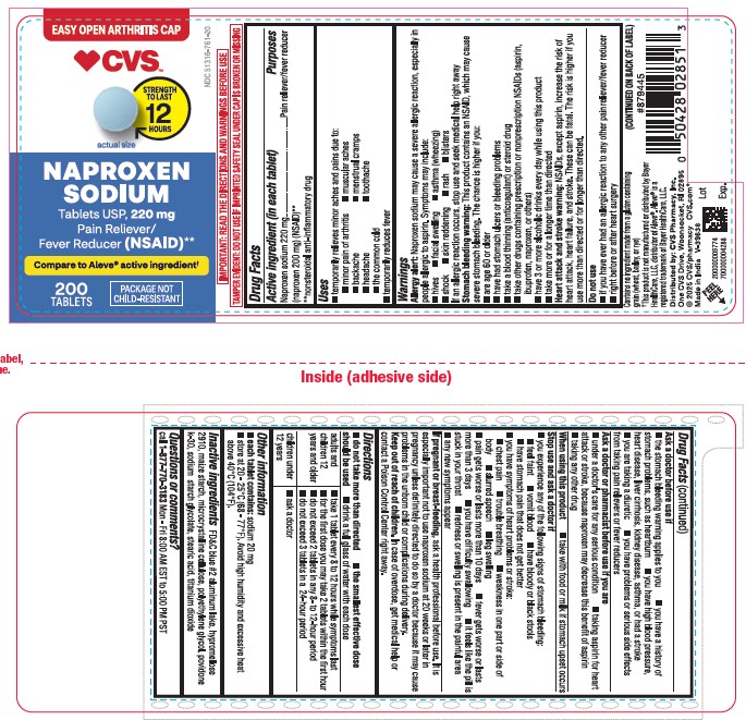Pill image for Naproxen Sodium Tablets, 220 Mg (nsaid)**
