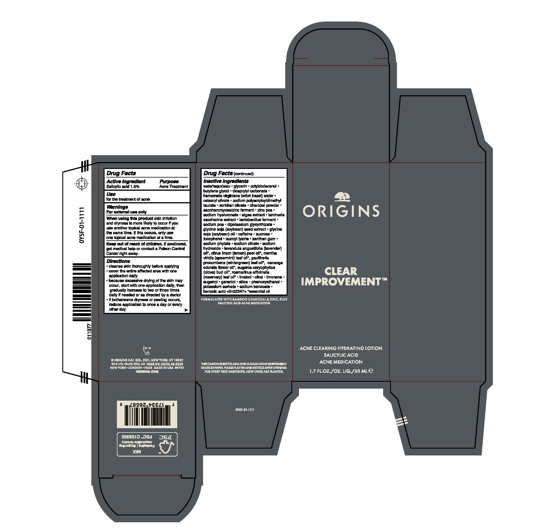 Pill image for Clear Improvement Acne Clearing Hydrating Lotion