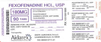 Pill image for Fexofenadine Hcl