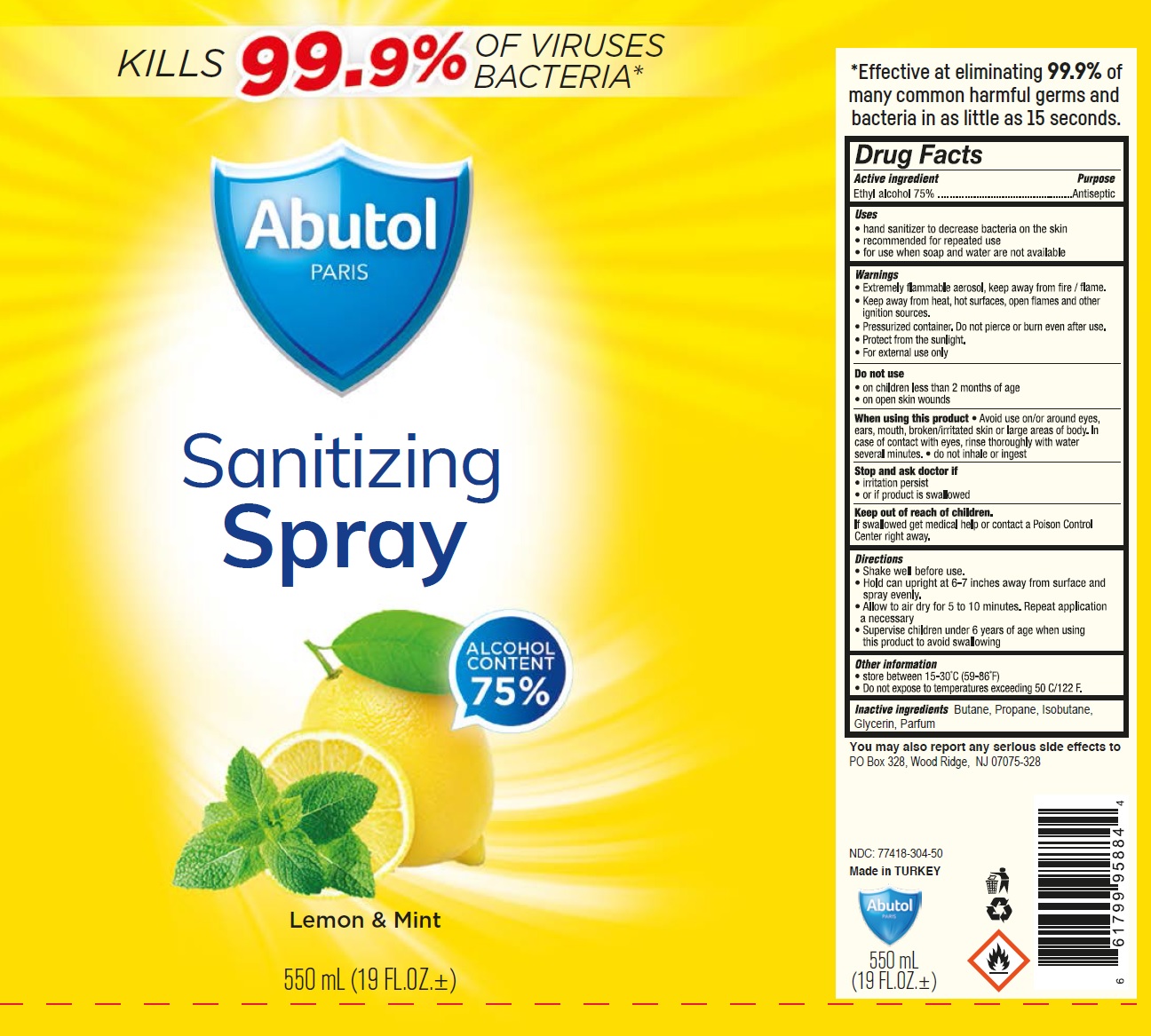 Pill image for Abutol Paris Sanitizing Spray
