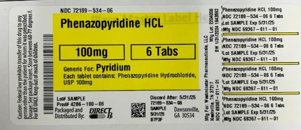 Pill image for Phenazopyridine Hcl