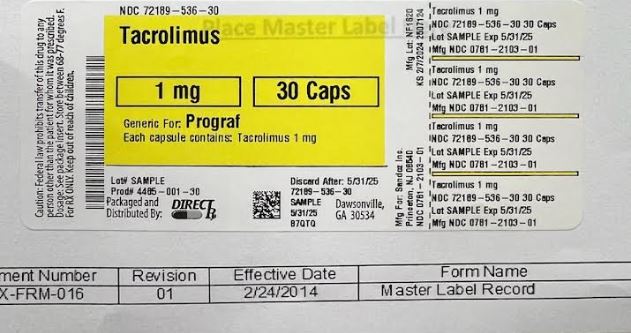Pill image for Tacrolimus