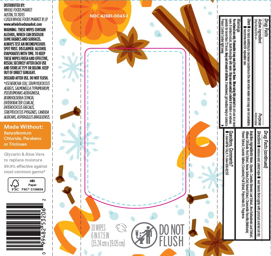 Pill image for 365 Spiced Citrus Hand Sanitizer Wipes