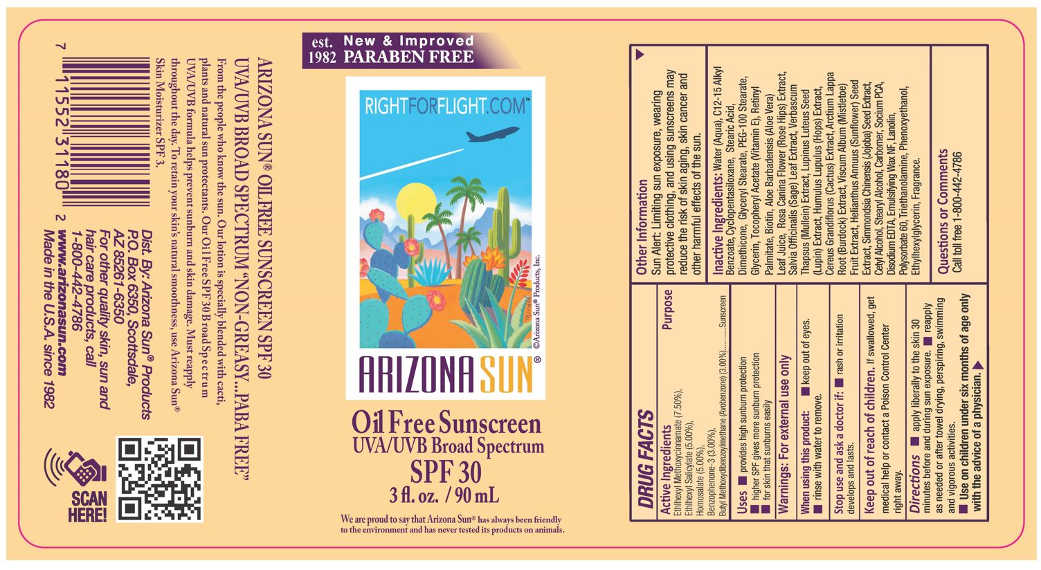 Pill image for 3 Oz Arizona Sun Sunscreen Spf 30