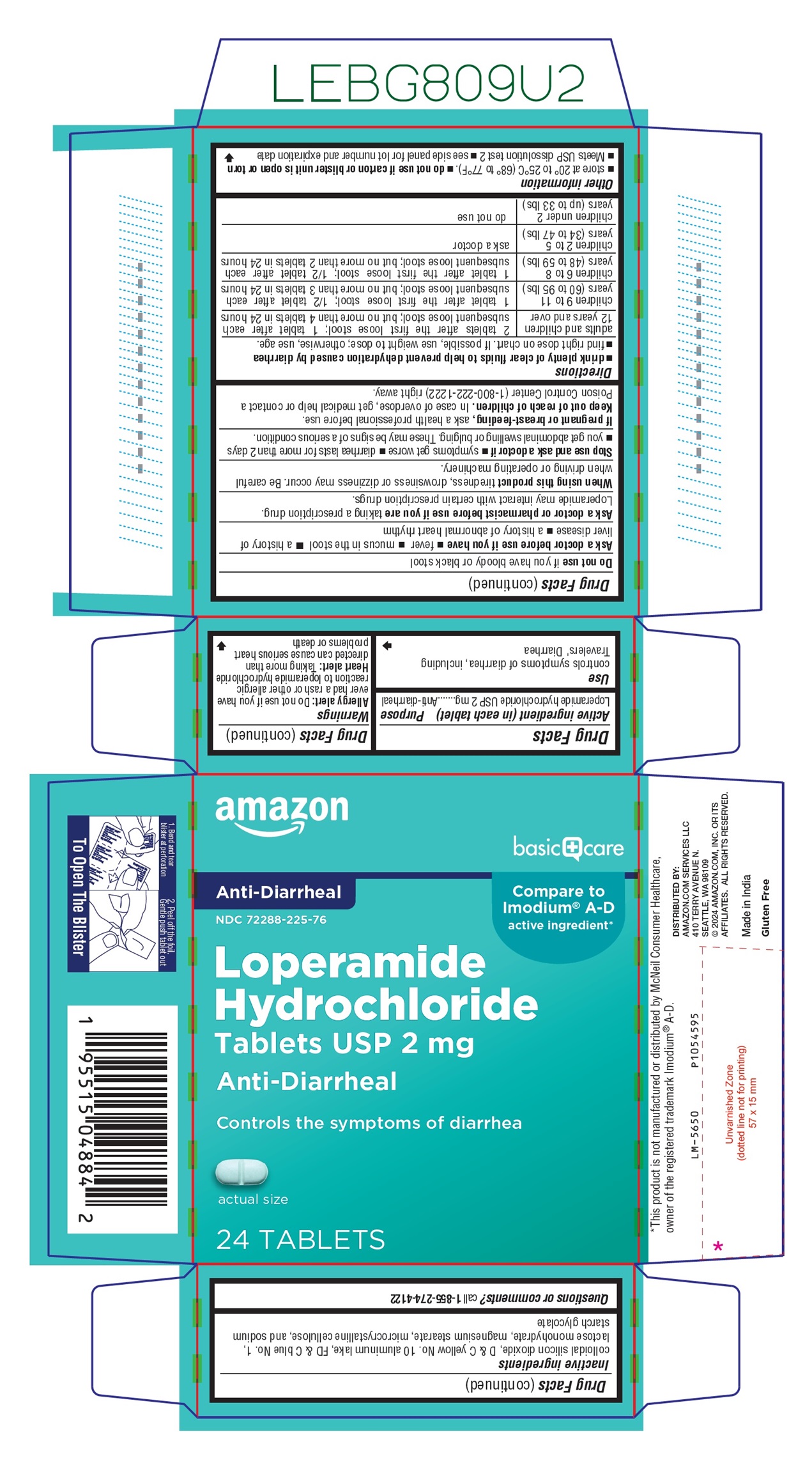 Pill image for Loperamide Hydrochloride Tablets Usp 2 Mg